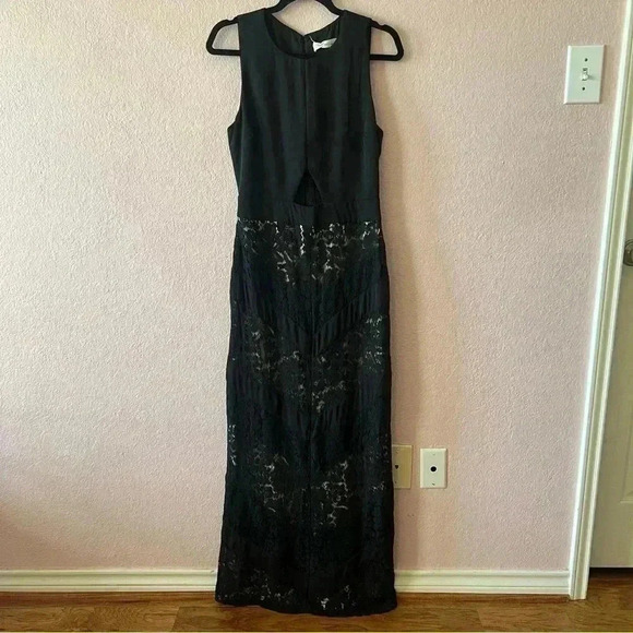 Fame & Partners Gown Womens 6 Floral Taylor Swift Reputation Wedding Glam Prom - Picture 4 of 12